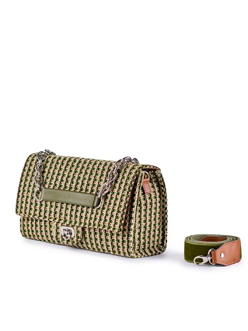 Borsa Blanche Knot Verde/Beige/Bianco viamailbag | BLANCHE KNOTF03